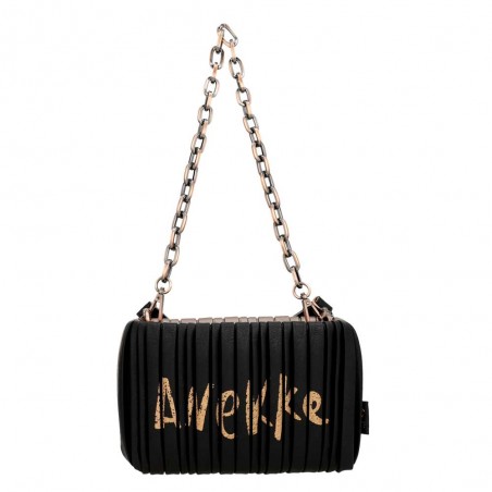 Anekke | Sac bandoulière forme pochette "Palette" noir | Sac femme porté épaule croisé original Japon Anekke | Sac bandoulière forme pochette "Palette" noir | Sac femme porté épaule croisé original Japon