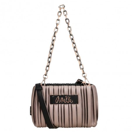 Anekke | Sac bandoulière forme pochette "Palette" noir | Sac femme porté épaule croisé original Japon Anekke | Sac bandoulière forme pochette "Palette" noir | Sac femme porté épaule croisé original Japon