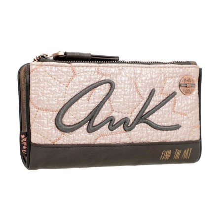 Anekke | Portefeuille tout-en-un souple "Padded" marron cuivré | Compagnon femme original pas cher Anekke | Portefeuille tout-en-un souple "Padded" marron cuivré | Compagnon femme original pas cher