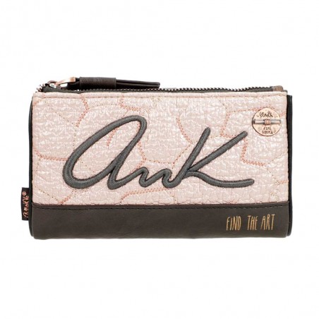 Anekke | Portefeuille tout-en-un souple "Padded" marron cuivré | Compagnon femme original pas cher Anekke | Portefeuille tout-en-un souple "Padded" marron cuivré | Compagnon femme original pas cher