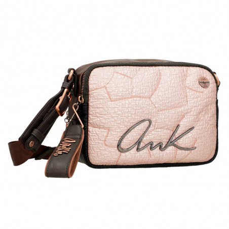 Anekke | Sac bandoulière trotteur "Padded" | Sac femme original marron cuivré inspiration Japon Anekke | Sac bandoulière trotteur "Padded" | Sac femme original marron cuivré inspiration Japon
