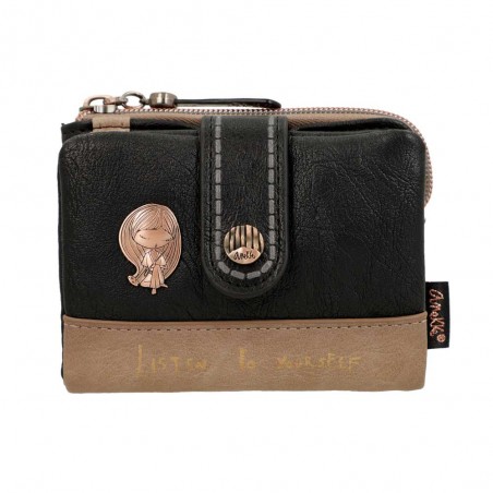 Anekke | Portefeuille souple "Brush" petit modèle | Petit porte-monnaie et cartes femme original Anekke | Portefeuille souple "Brush" petit modèle | Petit porte-monnaie et cartes femme original