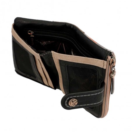 Anekke | Portefeuille souple "Brush" petit modèle | Petit porte-monnaie et cartes femme original Anekke | Portefeuille souple "Brush" petit modèle | Petit porte-monnaie et cartes femme original
