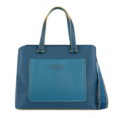 Oilily | Sac à main "Hazel" Joylily bleu légion | Sac femme original coloré qualité vegan