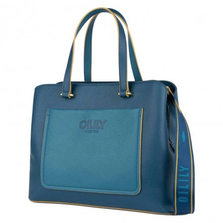 Oilily | Sac à main "Hazel" Joylily bleu légion | Sac femme original coloré qualité vegan