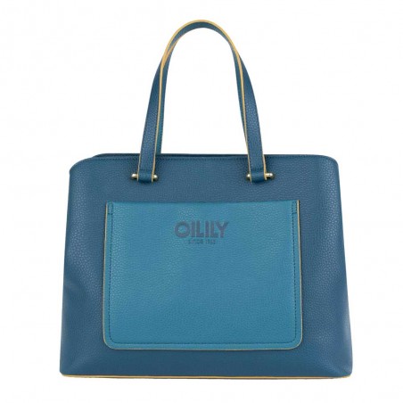 Oilily | Sac à main "Hazel" Joylily bleu légion | Sac femme original coloré qualité vegan