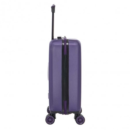 AÉRIAL | Valise cabine fantaisie "California" violet | Bagage petite taille original enfant adulte décor palmiers californie