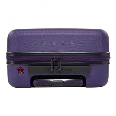 AÉRIAL | Valise cabine fantaisie "California" violet | Bagage petite taille original enfant adulte décor palmiers californie