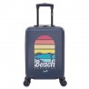 AÉRIAL | Valise cabine fantaisie "Beach Paradise" marine | Bagage petite taille original enfant adulte décor surf plage AÉRIAL | Valise cabine fantaisie "Beach Paradise" marine | Bagage petite taille original enfant adulte décor surf plage