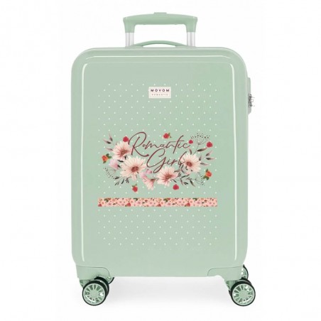 Valise cabine fille MOVOM "Romantic Girl" | Bagage taille cabine enfant décor original