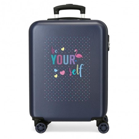 Valise cabine 4 roues ROLL ROAD "Be yourself" | Bagage ado fille femme pas cher qualité original