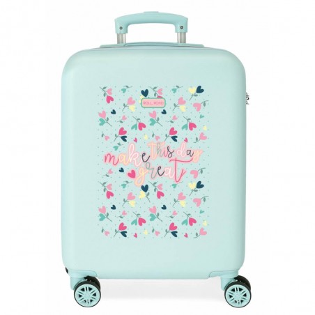 Valise cabine 4 roues ROLL ROAD "Queen of hearts" | Bagage ado fille femme pas cher qualité original