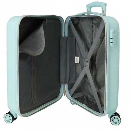 Valise cabine 4 roues ROLL ROAD "Queen of hearts" | Bagage ado fille femme pas cher qualité original