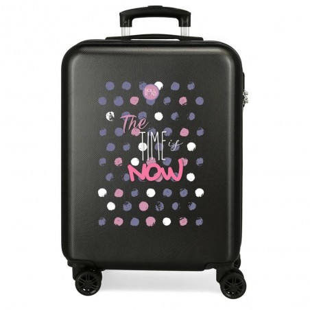 Valise cabine 4 roues ROLL ROAD "The time is now" | Bagage ado fille femme pas cher qualité original