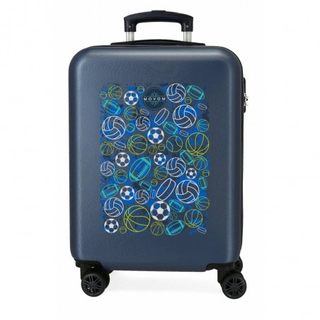 Valise cabine 4 roues MOVOM "Balls" | Bagage ado garçon pas cher foot qualité original Valise cabine 4 roues MOVOM "Balls" | Bagage ado garçon pas cher foot qualité original