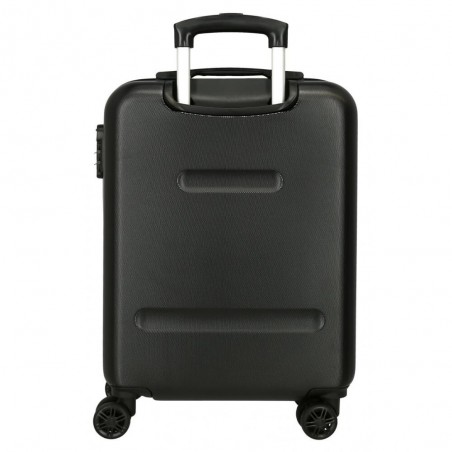 Valise cabine 4 roues ROLL ROAD "Next Level" noir | Bagage garçon ado décor jeux vidéo pas cher