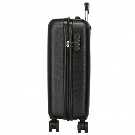 Valise cabine 4 roues ROLL ROAD "Next Level" noir | Bagage garçon ado décor jeux vidéo pas cher