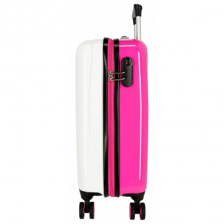 Valise cabine fille ENSO "Fantasy" | Bagage taille cabine enfant décor girly pas cher