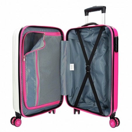 Valise cabine fille ENSO "Fantasy" | Bagage taille cabine enfant décor girly pas cher