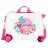 Valise trotteur Movom "Butterfly" blanc/rose | Bagage enfant fille ludique à chevaucher papillons Valise trotteur Movom "Butterfly" blanc/rose | Bagage enfant fille ludique à chevaucher papillons