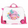 Valise trotteur Movom "Butterfly" blanc/rose | Bagage enfant fille ludique à chevaucher papillons Valise trotteur Movom "Butterfly" blanc/rose | Bagage enfant fille ludique à chevaucher papillons
