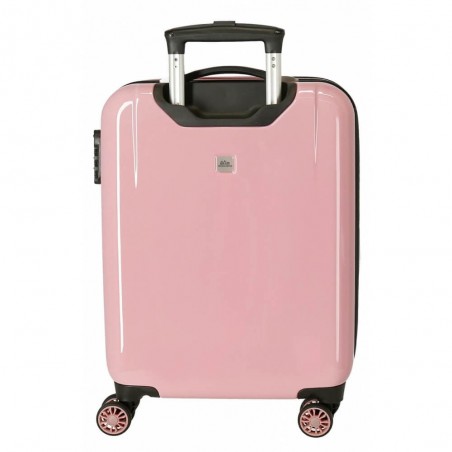 Disney | Valise cabine 55cm Minnie & Mickey "New York" nude | Bagage fille décor photo dessin animé Disney | Valise cabine 55cm Minnie & Mickey "New York" nude | Bagage fille décor photo dessin animé