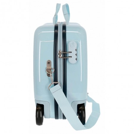Disney | Valise trotteur Minnie My Happy Place bleu ciel | Bagage taille cabine pour enfant original Disney | Valise trotteur Minnie My Happy Place bleu ciel | Bagage taille cabine pour enfant original