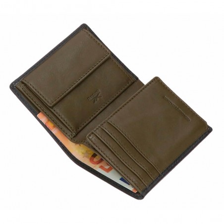 Reebok | Portefeuille homme en cuir "Switch" noir | Porte-cartes et monnaie style sportif pas cher Reebok | Portefeuille homme en cuir "Switch" noir | Porte-cartes et monnaie style sportif pas cher