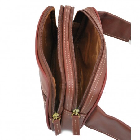 Sac ceinture ou Banane en Cuir KATANA - Marron