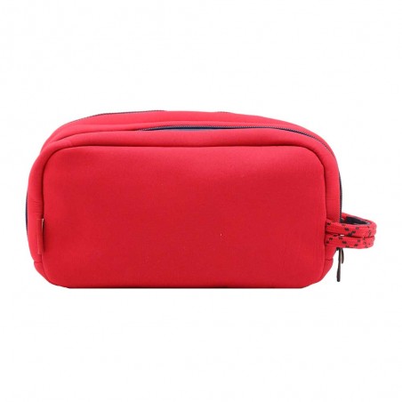 Serge Blanco | Trousse de toilette homme "Cape Town" rouge | Trousse de voyage style sportif rugby pas cher Serge Blanco | Trousse de toilette homme "Cape Town" rouge | Trousse de voyage style sportif rugby pas cher
