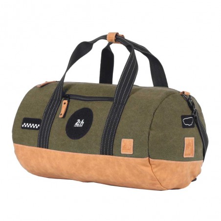 Sac polochon 24H LE MANS "Légende" vert kaki | Sac de voyage tendance homme sport automobile 24 heures du Mans officiel Sac polochon 24H LE MANS "Légende" vert kaki | Sac de voyage tendance homme sport automobile 24 heures du Mans officiel