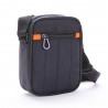 Davidts | Sacoche homme 1 cpt "The Chase" noir | Pochette porté croisé meilleur prix pas cher Davidts | Sacoche homme 1 cpt "The Chase" noir | Pochette porté croisé meilleur prix pas cher