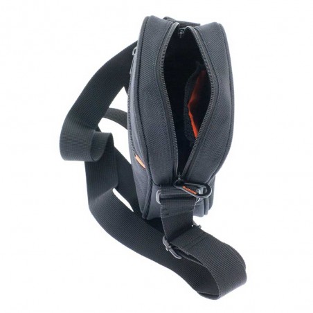 Davidts | Sacoche homme 1 cpt "The Chase" noir | Pochette porté croisé meilleur prix pas cher Davidts | Sacoche homme 1 cpt "The Chase" noir | Pochette porté croisé meilleur prix pas cher