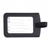 DAVIDTS | Étiquette pour bagages noir | Porte adresse pour l'étiquetage obligatoire des bagages en cuir DAVIDTS | Étiquette pour bagages noir | Porte adresse pour l'étiquetage obligatoire des bagages en cuir