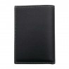 Katana | Portefeuille petit européen en cuir noir | Porte-cartes sécurisé pour homme petit format pas cher Katana | Portefeuille petit européen en cuir noir | Porte-cartes sécurisé pour homme petit format pas cher