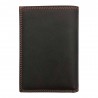 Katana | Portefeuille petit européen en cuir marron foncé | Porte-cartes sécurisé pour homme petit format pas cher Katana | Portefeuille petit européen en cuir marron foncé | Porte-cartes sécurisé pour homme petit format pas cher