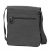 Sacoche homme en toile et cuir KATANA noir | Pochette porté travers style baroudeur nature coton canvas casual pas cher Sacoche homme en toile et cuir KATANA noir | Pochette porté travers style baroudeur nature coton canvas casual pas cher