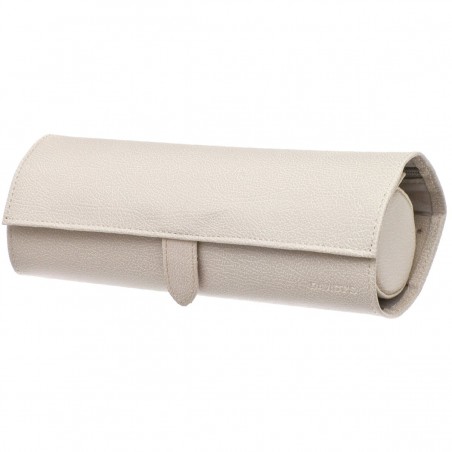 Trousse à bijoux ronde DAVIDT'S "Euclide" beige | Étui à bijoux de voyage femme original pas cher qualité supérieure Trousse à bijoux ronde DAVIDT'S "Euclide" beige | Étui à bijoux de voyage femme original pas cher qualité supérieure