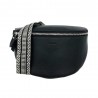 Katana | Banane femme en cuir "Tendance" noir | Sac banane à la mode avec bandoulière fantaisie pas chère Katana | Banane femme en cuir "Tendance" noir | Sac banane à la mode avec bandoulière fantaisie pas chère