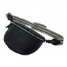 Katana | Banane femme en cuir "Tendance" noir | Sac banane à la mode avec bandoulière fantaisie pas chère Katana | Banane femme en cuir "Tendance" noir | Sac banane à la mode avec bandoulière fantaisie pas chère
