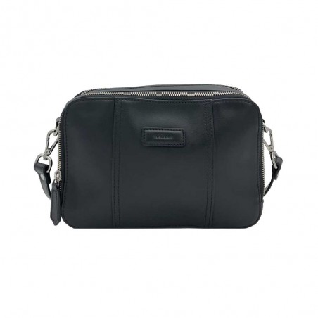 Katana | Sac bandoulière en cuir "Nelly" noir | Sac porté croisé femme tendance pas cher Katana | Sac bandoulière en cuir "Nelly" noir | Sac porté croisé femme tendance pas cher