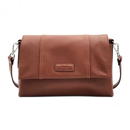 Katana | Sac bandoulière en cuir "Ariane" marron | Sac femme porté croisé moderne pas cher Katana | Sac bandoulière en cuir "Ariane" marron | Sac femme porté croisé moderne pas cher