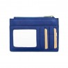 Katana | Porte-cartes compact en cuir bleu vif | Porte-monnaie femme petit format pas cher Katana | Porte-cartes compact en cuir bleu vif | Porte-monnaie femme petit format pas cher