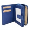 Katana | Portefeuille compact en cuir bleu vif | Porte-monnaie et porte-cartes femme pas cher Katana | Portefeuille compact en cuir bleu vif | Porte-monnaie et porte-cartes femme pas cher
