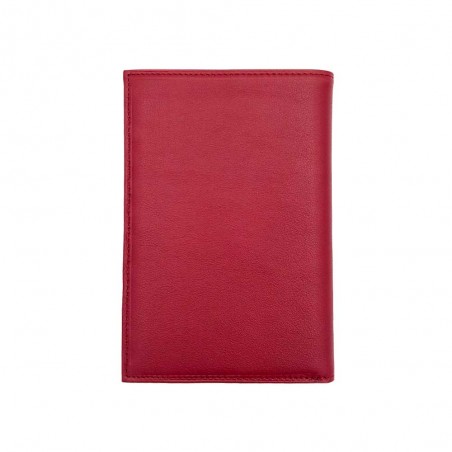 Portefeuille femme en cuir KATANA rouge | Porte-cartes permis de conduire et papiers pas cher Portefeuille femme en cuir KATANA rouge | Porte-cartes permis de conduire et papiers pas cher
