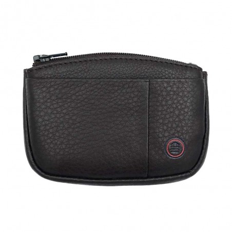 Serge Blanco | Porte-monnaie en cuir homme "Vancouver" marron foncé chocolat | Porte-cartes style sportif rugby pas cher Serge Blanco | Porte-monnaie en cuir homme "Vancouver" marron foncé chocolat | Porte-cartes style sportif rugby pas cher