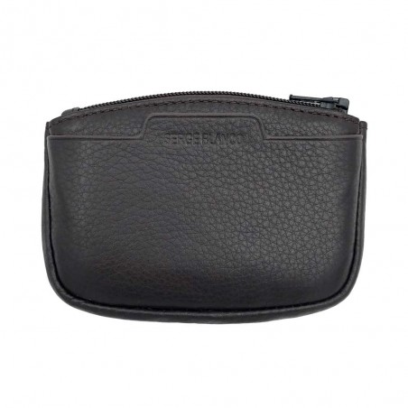 Serge Blanco | Porte-monnaie en cuir homme "Vancouver" marron foncé chocolat | Porte-cartes style sportif rugby pas cher Serge Blanco | Porte-monnaie en cuir homme "Vancouver" marron foncé chocolat | Porte-cartes style sportif rugby pas cher