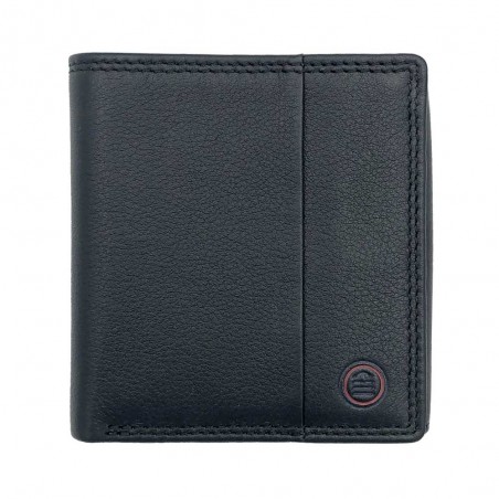 Serge Blanco | Porte-monnaie et cartes en cuir homme "Vancouver" noir | Petit portefeuille pas cher Serge Blanco | Porte-monnaie et cartes en cuir homme "Vancouver" noir | Petit portefeuille pas cher