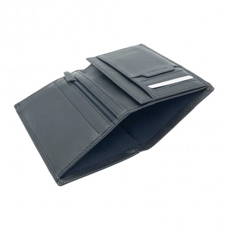 Serge Blanco | Portefeuille en cuir homme "Vancouver" noir | Maroquinerie pour homme en cuir pas cher Serge Blanco | Portefeuille en cuir homme "Vancouver" noir | Maroquinerie pour homme en cuir pas cher