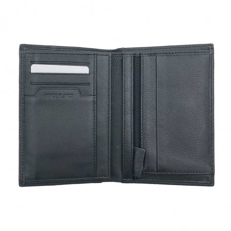 Serge Blanco | Portefeuille en cuir homme "Vancouver" noir | Maroquinerie pour homme en cuir pas cher Serge Blanco | Portefeuille en cuir homme "Vancouver" noir | Maroquinerie pour homme en cuir pas cher
